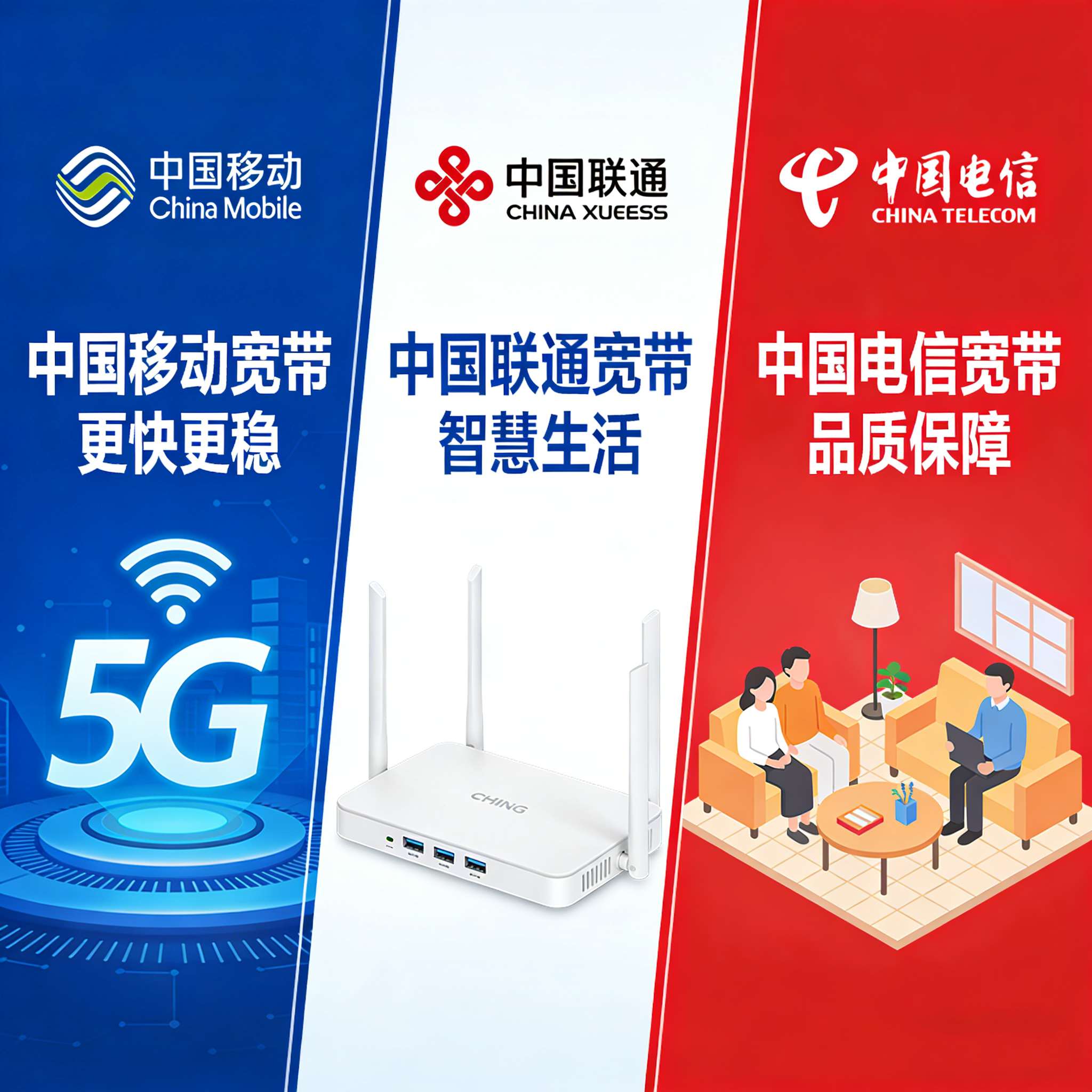 广东三大运营商宽带焕新来袭南--粤千