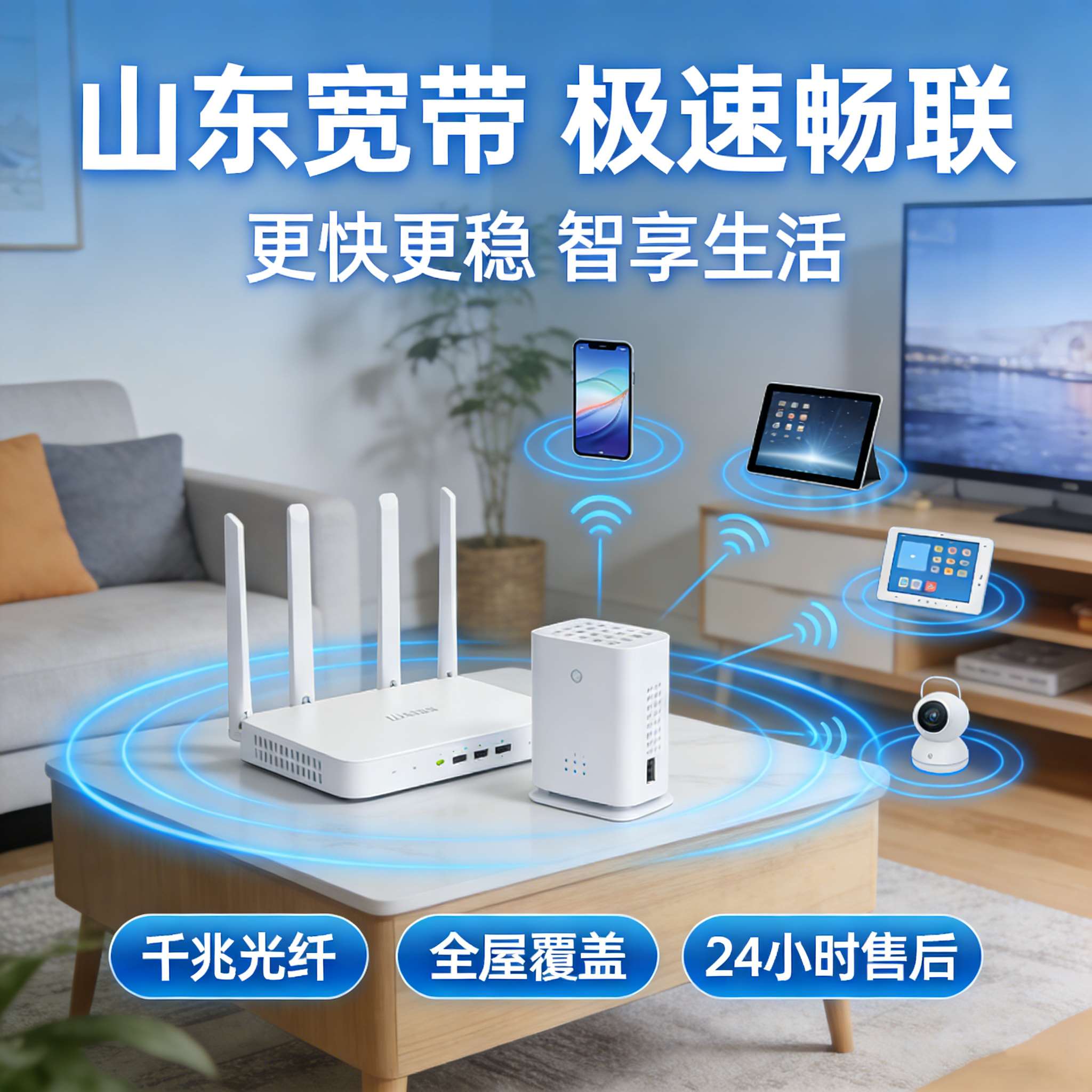 山东宽带：千兆织就齐鲁脉 宽带赋能新